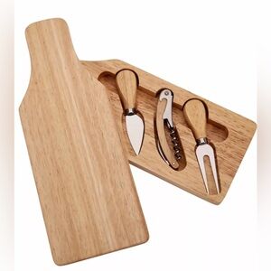 Wine & Cheese Set -Wine Bottle Shape -with 3 tools